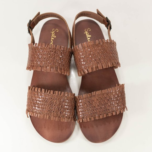 Splendid Thomas Woven Leather Sandals - Picture 10 of 14